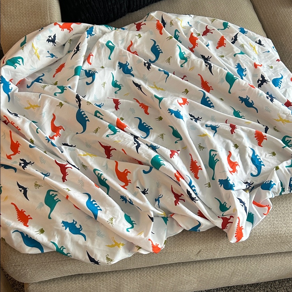 Dinosaur Print Bedding Sheet - Multicolor